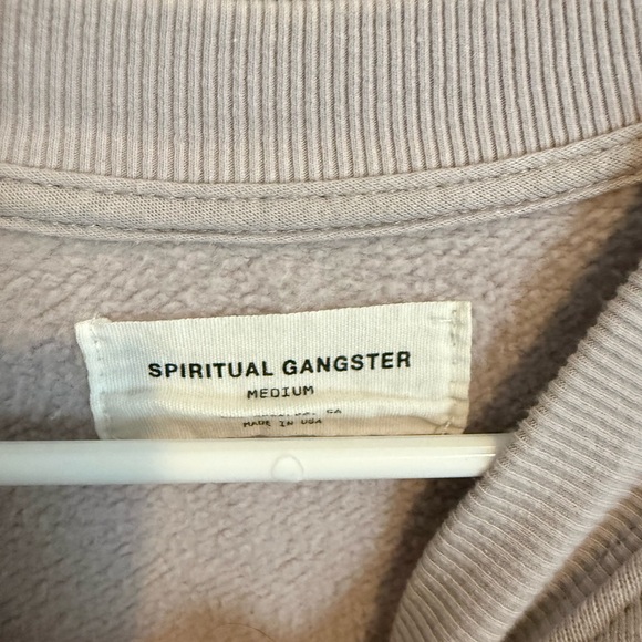 Spiritual Gangster Trance La Brea Cotton Sweatshirt - Picture 3 of 7